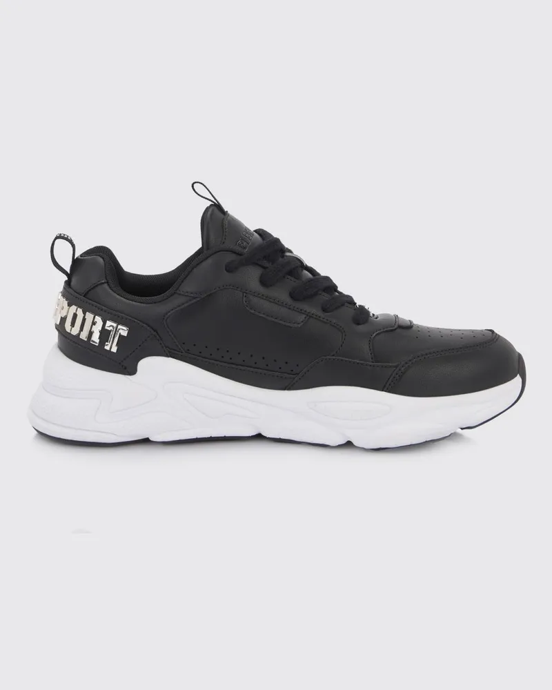 Philipp Plein Sneakers Ghost X aus Leder Schwarz