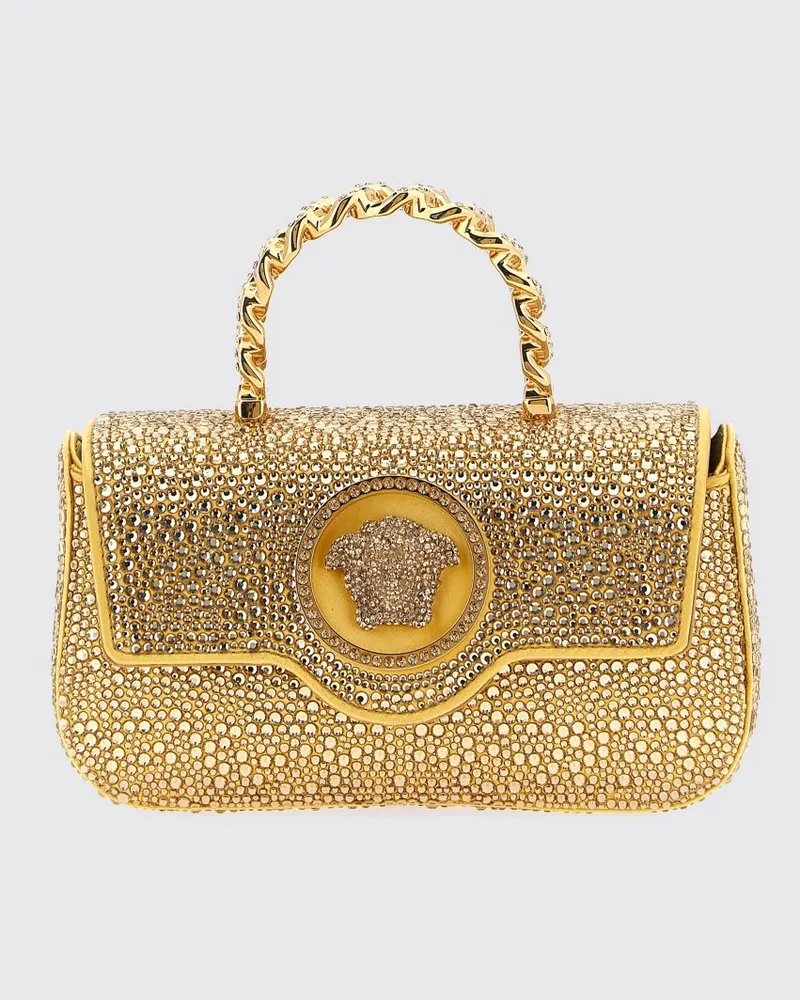 Versace Schultertasche damen Gold