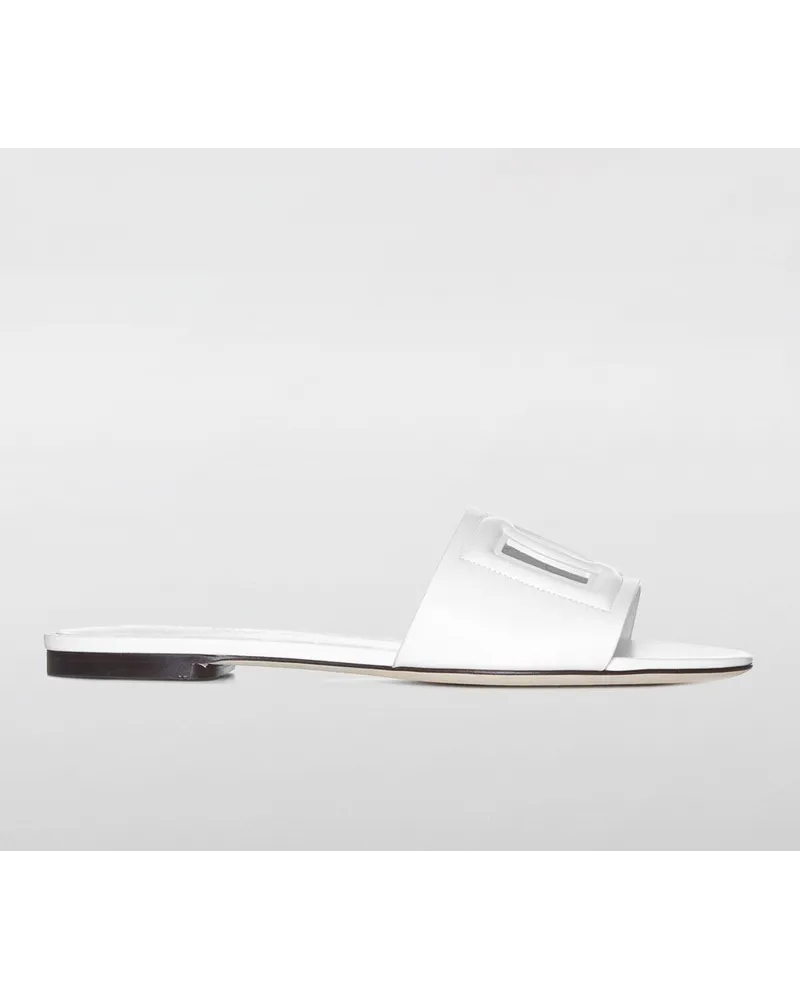 Dolce & Gabbana Flache sandalen damen Dolce & Gabbana Weiß