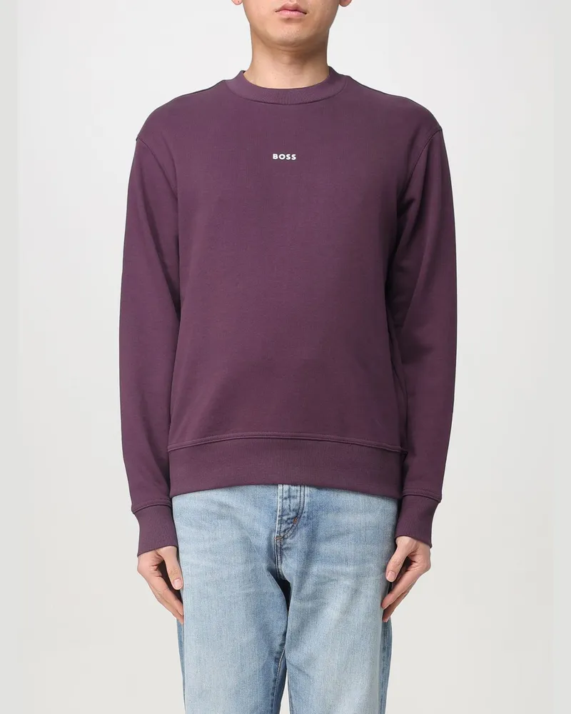 HUGO BOSS Sweatshirt herren Violett