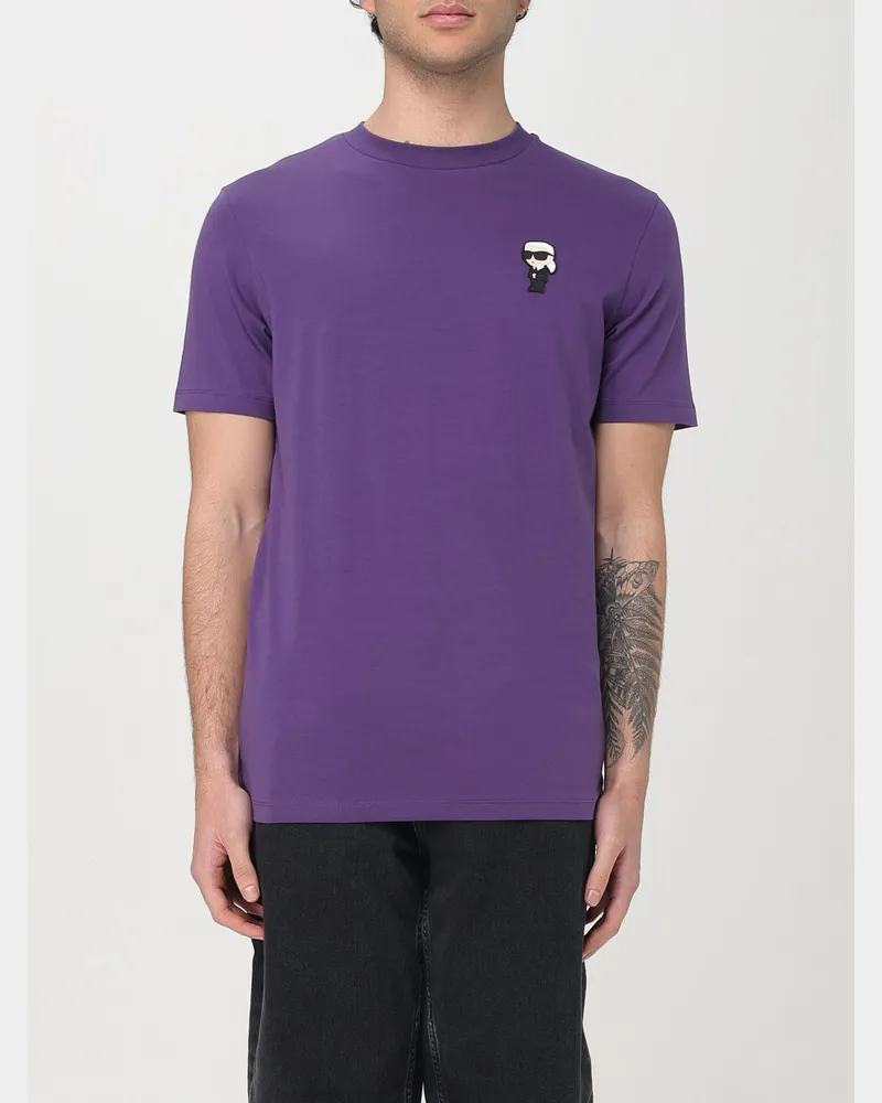 Karl Lagerfeld T-shirt herren Violett