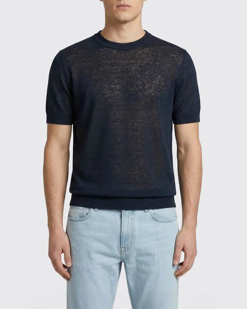 Zanone Pullover herren Blau