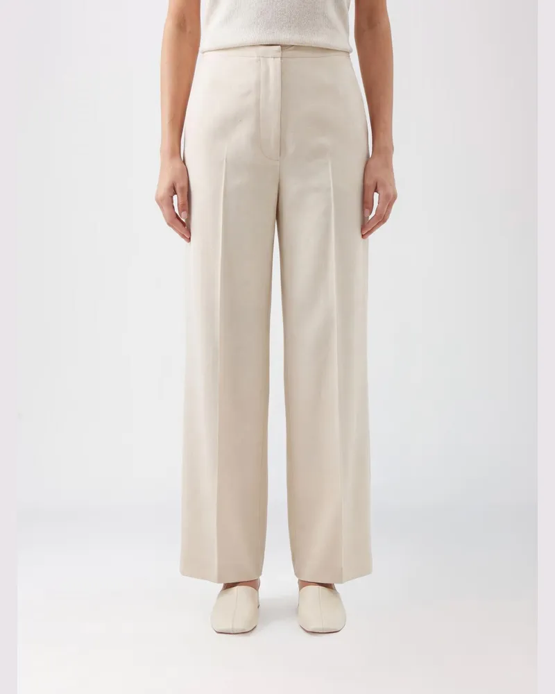 The Row Hose damen Cream