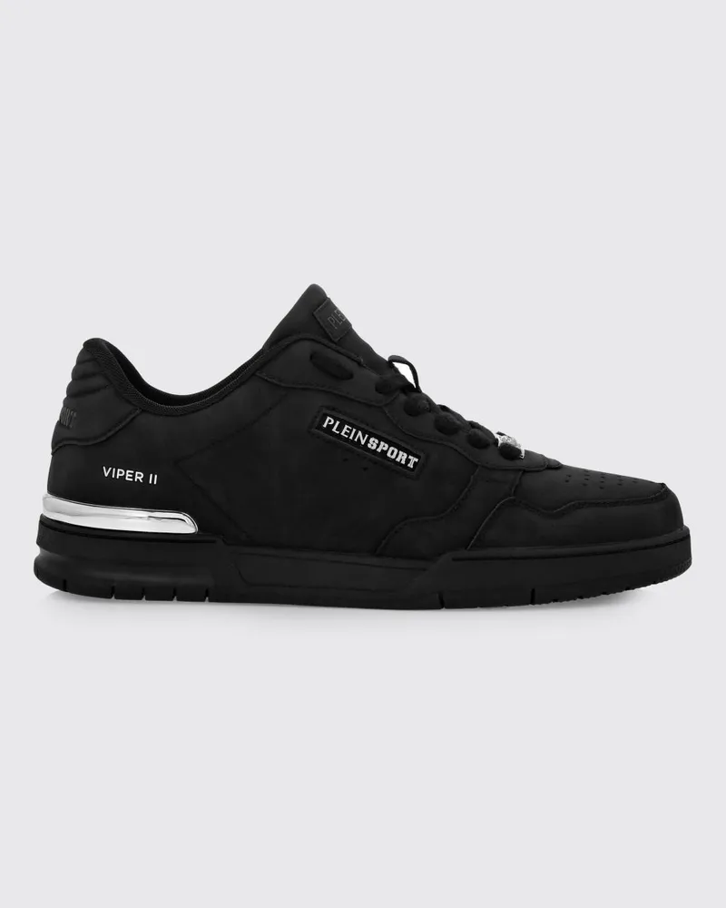 Philipp Plein Viper II Nubuk-Sneakers Schwarz