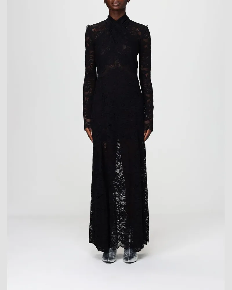 Paco Rabanne Kleid damen Schwarz