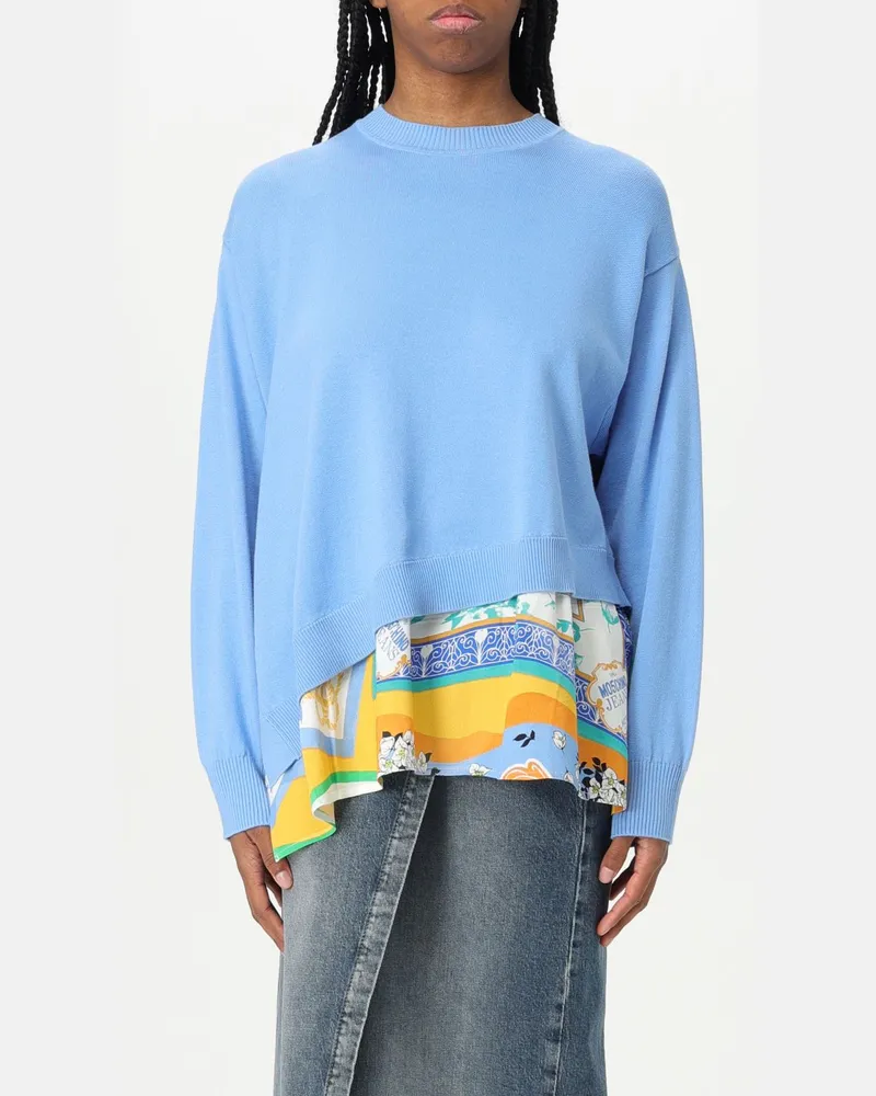 Moschino Pullover damen Hellblau
