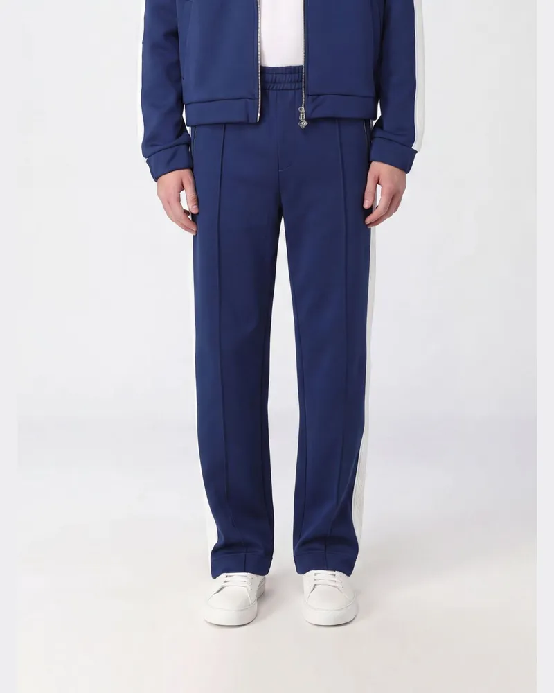 Casablanca Paris Jogginghose aus technischem Gewebe mit Logo-Applikation von Blau