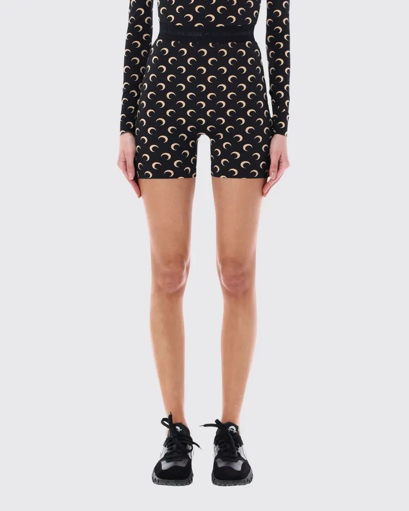 Marine Serre Shorts damen Schwarz