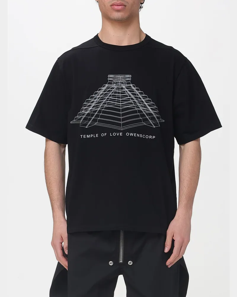 Rick Owens T-shirt herren Schwarz