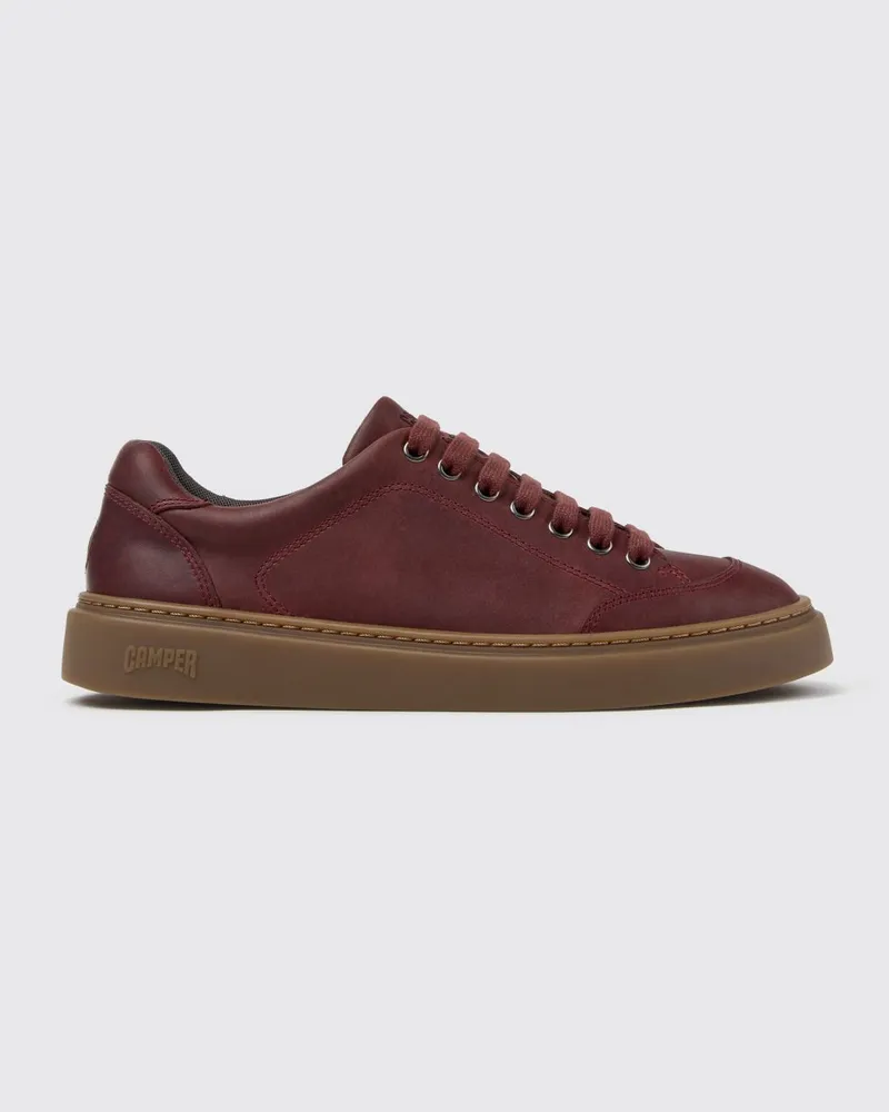 Camper Runner Twentyfive Sneakers aus Glattleder mit XL Extralight®-Sohle Burgunderrot
