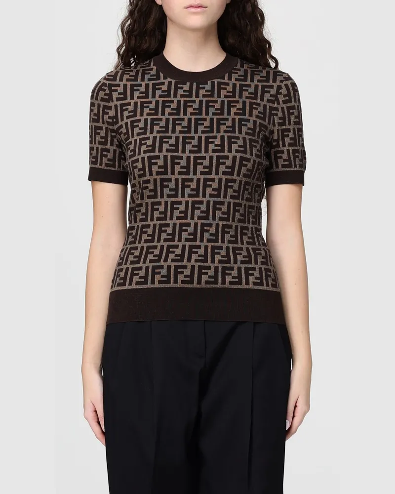 Fendi Strickjacke damen Braun