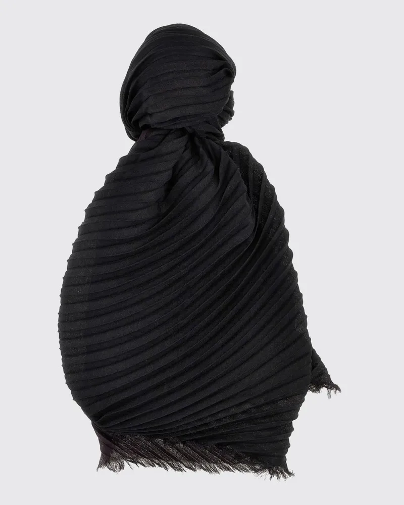 Issey Miyake Seidentuch damen Schwarz