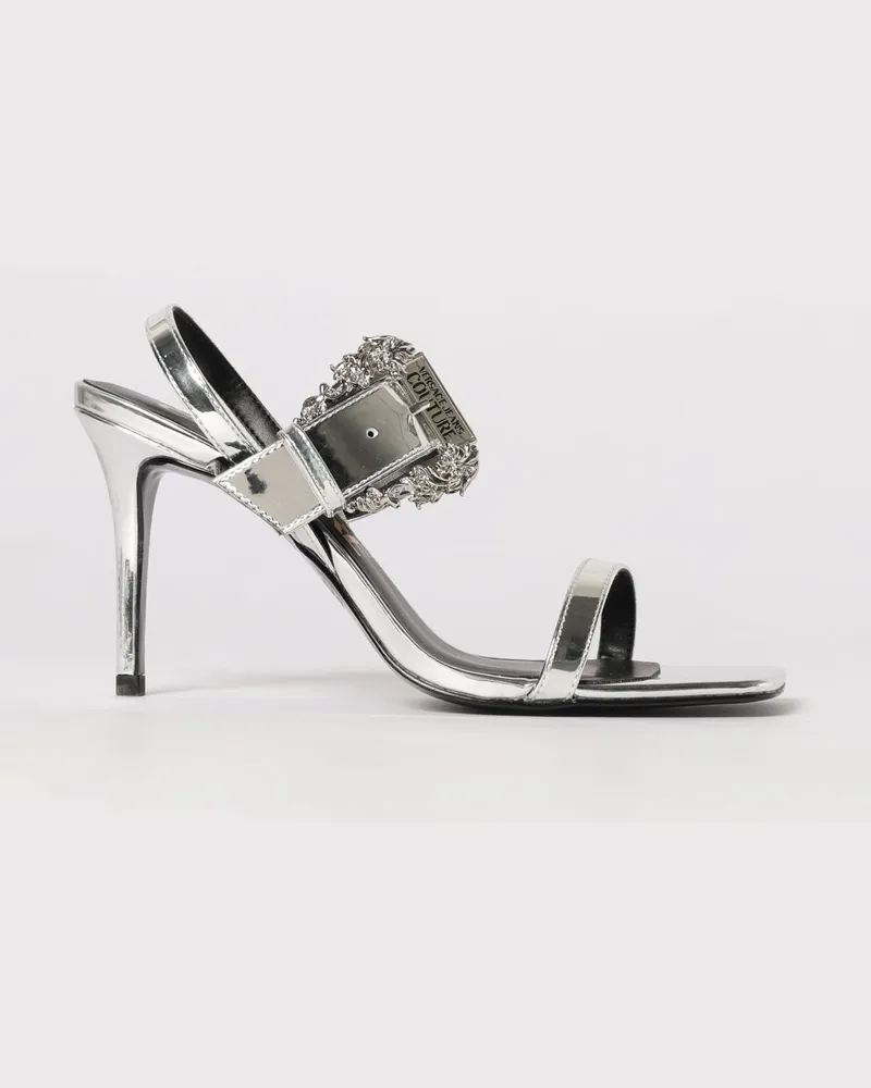 Versace Jeans Sandalen mit absatz damen Silber