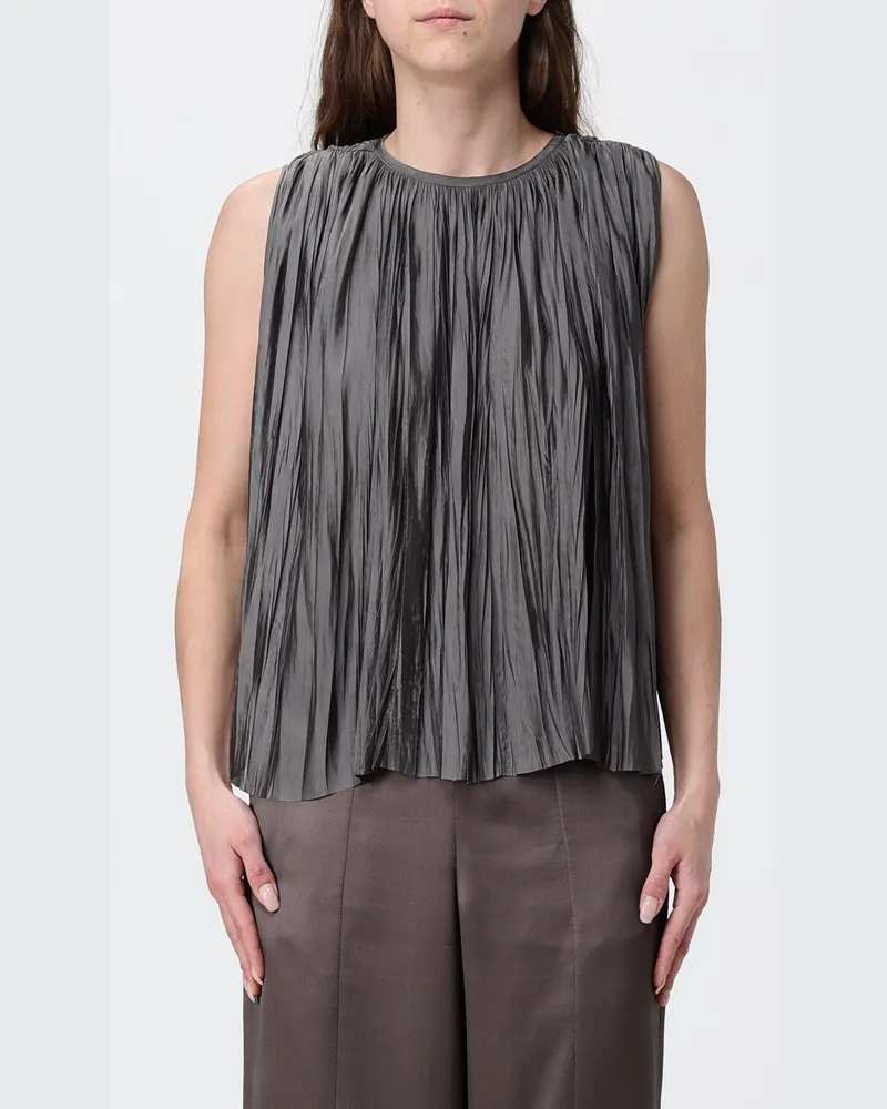 Roberto Collina Top damen Braun