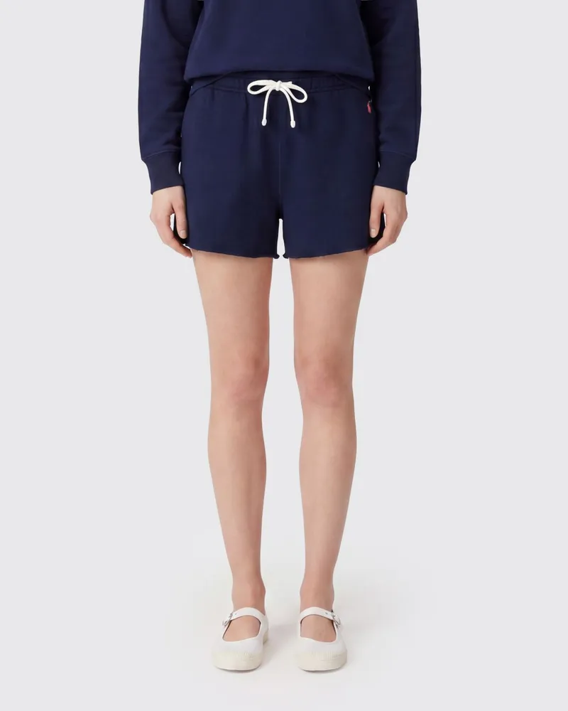 Ralph Lauren Jogging-Shorts aus Baumwollmischung Blau