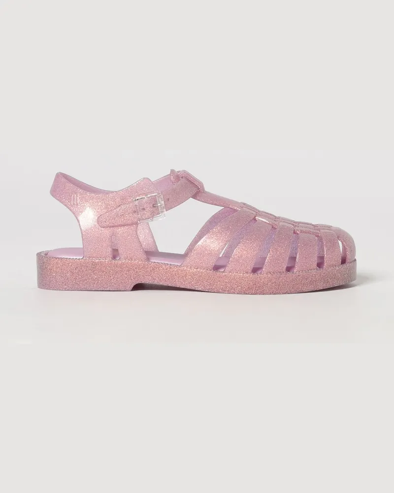 Melissa Possession Fischer-Sandalen aus Glitzer-PVC für Jungen mit Riemen Lila