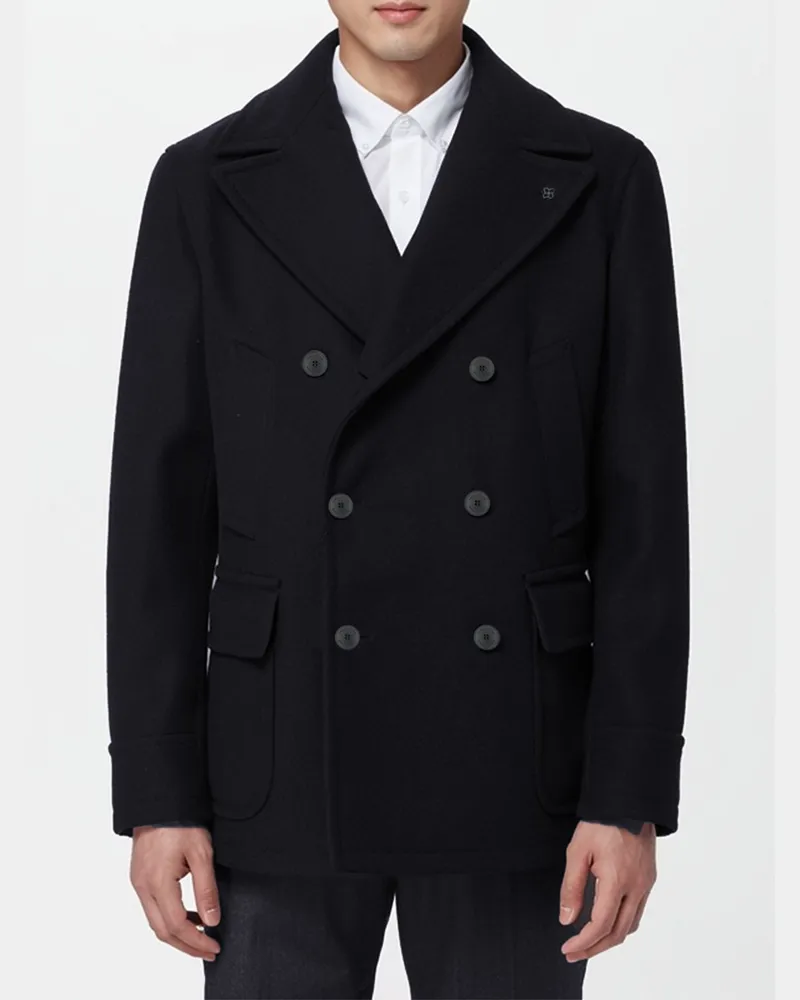 Tagliatore Mantel herren Blau