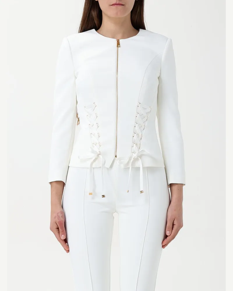 Elisabetta Franchi Blazer damen Weiß