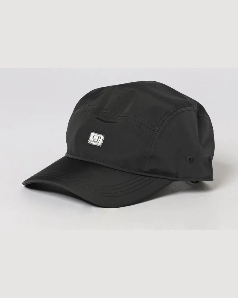 C.P. Company Baseballkappe aus technischem Gewebe Schwarz