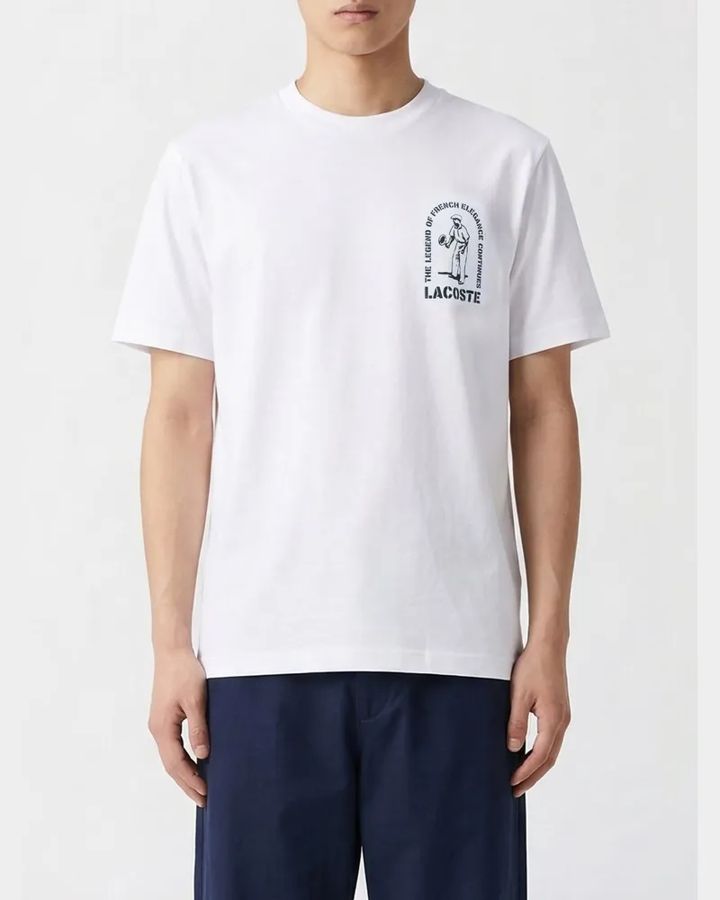 Lacoste T-shirt herren Weiß