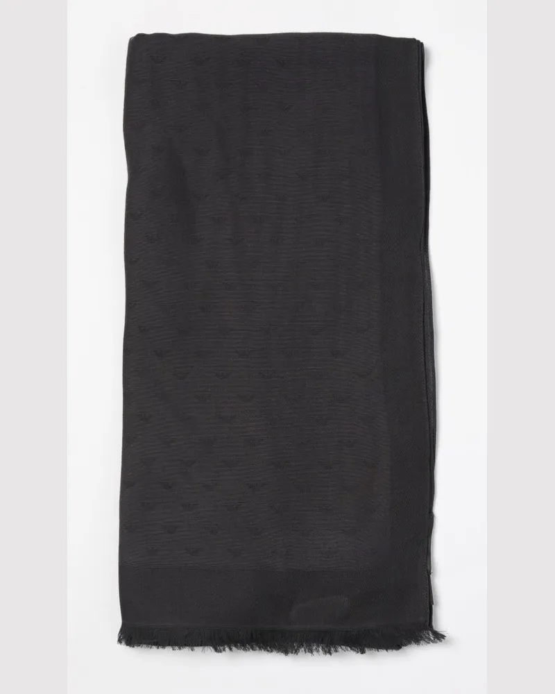 Emporio Armani Schal herren Schwarz