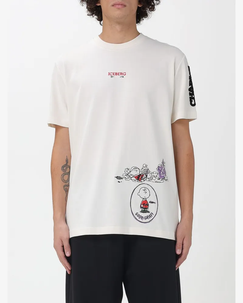Iceberg T-shirt herren Weiß