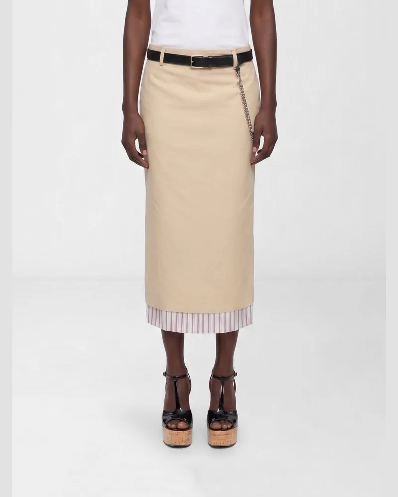 ATTICO Rock damen Beige