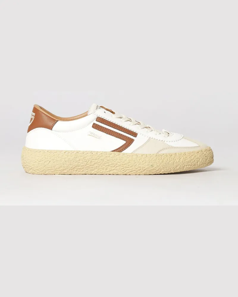 Puraai 1.01 Vintage Vegane Leder-Sneakers Weiß