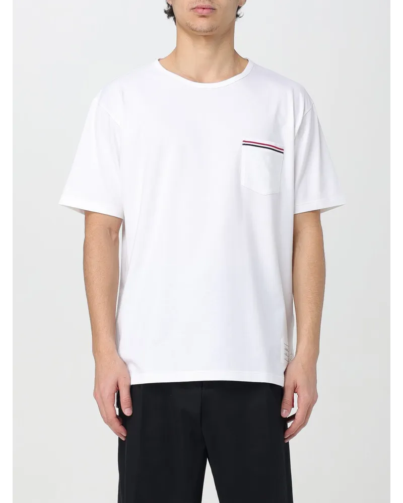 Thom Browne T-shirt herren Weiß