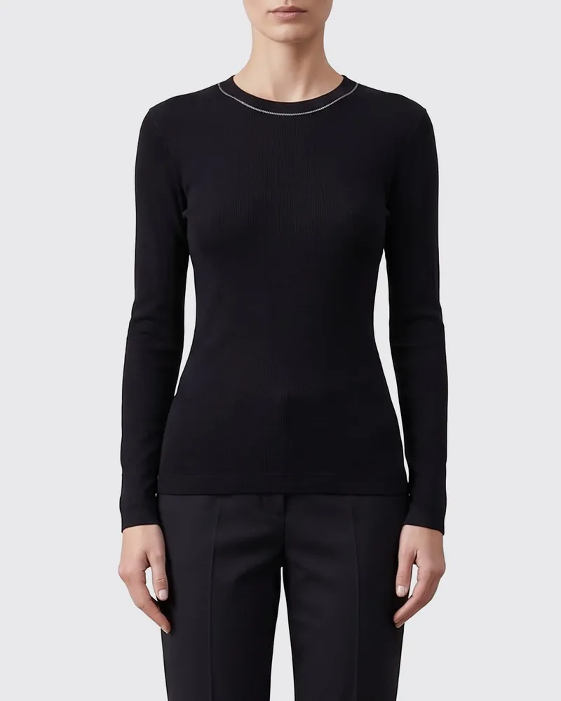 Brunello Cucinelli T-shirt damen Schwarz