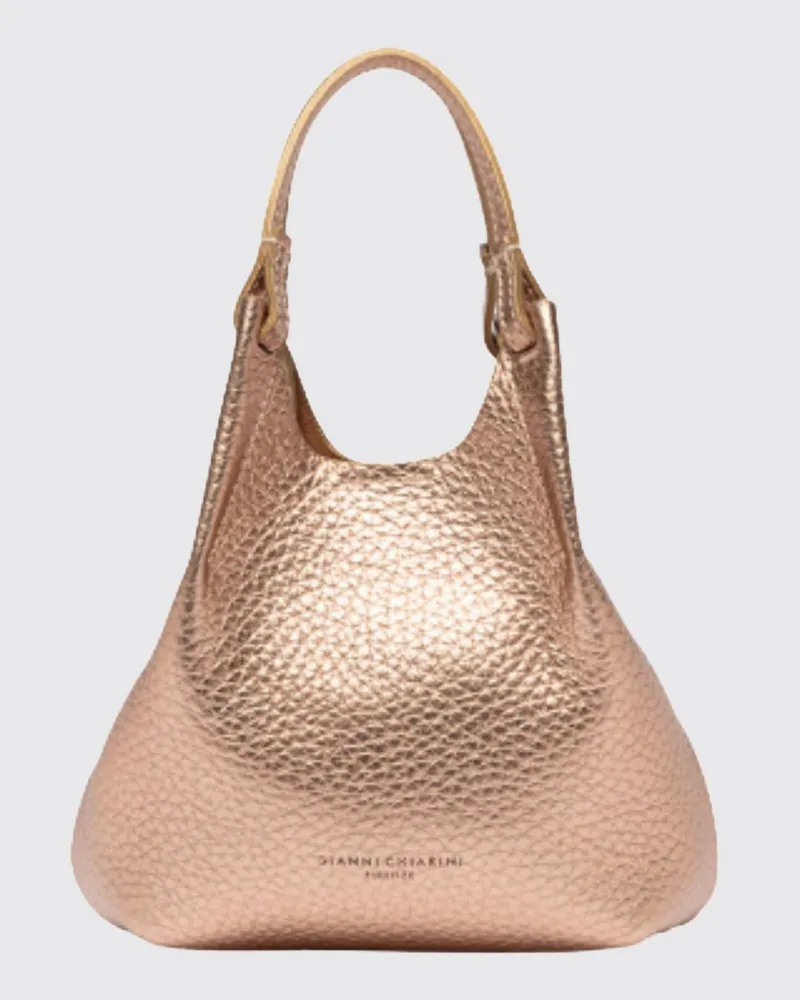 Gianni Chiarini Dua Tasche aus genarbtem Leder Dark