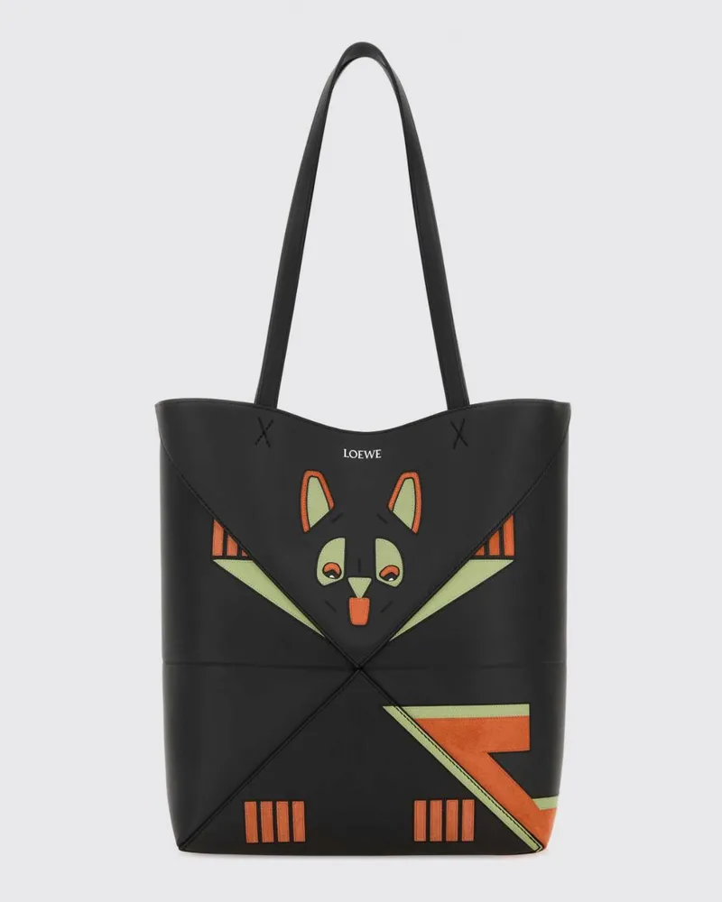 Loewe Handtasche damen Schwarz