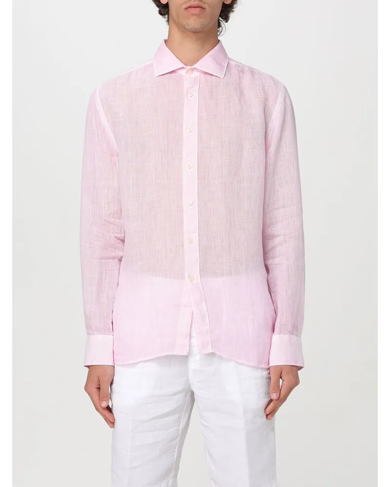 120% Lino Hemd Pink