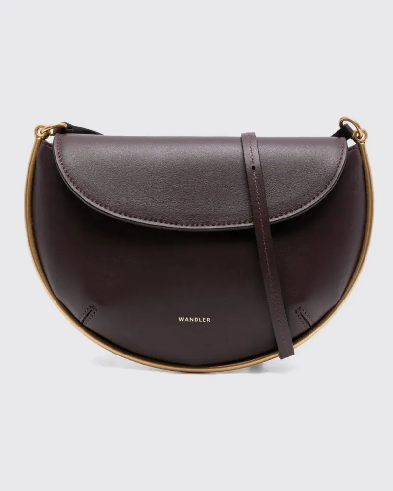 WANDLER Schultertasche damen Pflaume