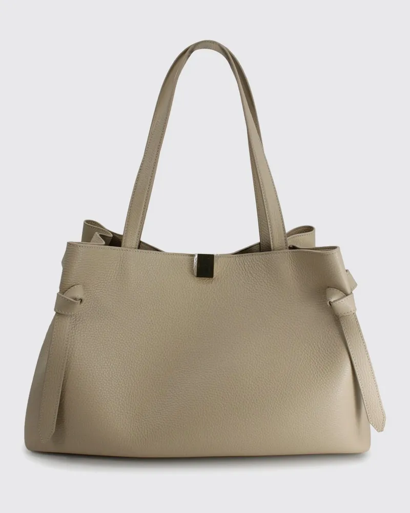 YUZEFI Gyoza Wildledertasche Ivory