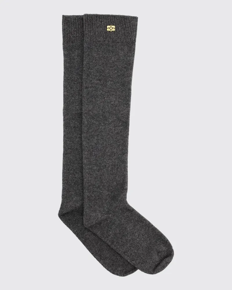 Ganni Strümpfe damen Charcoal