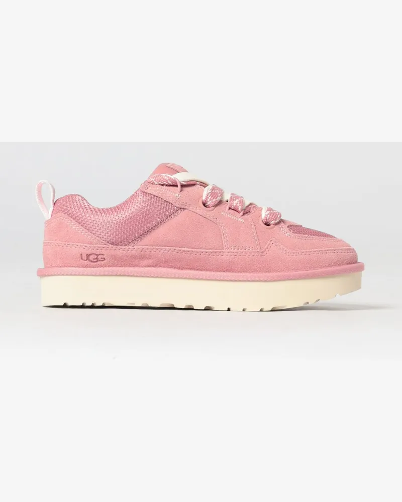 UGG Lo Lowmel Sneakers aus Wildleder und Mesh Pink