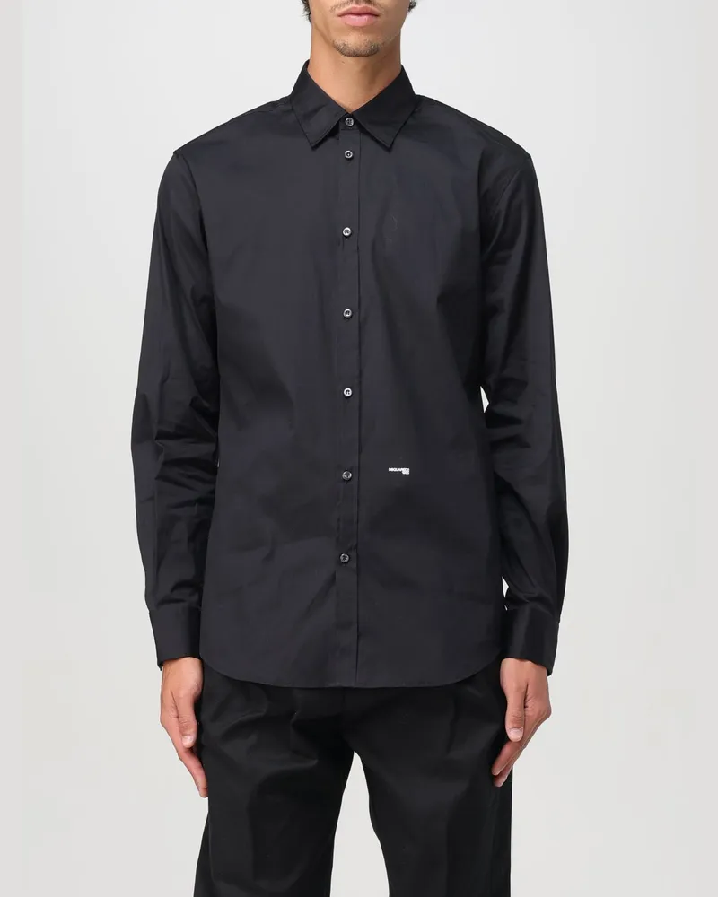 Dsquared2 Hemd herren Schwarz
