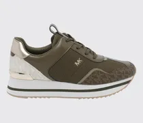 Raina Plateau-Sneakers aus Monogramm-Canvas und Mesh mit Plateausohle