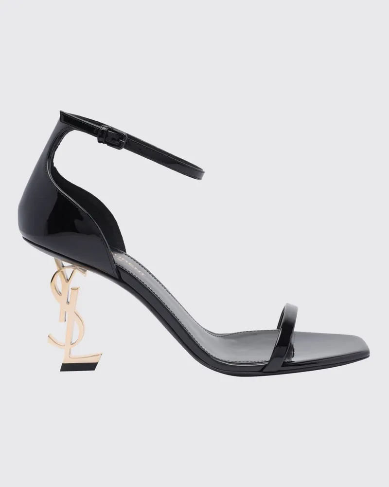Saint Laurent Flache sandalen damen Schwarz