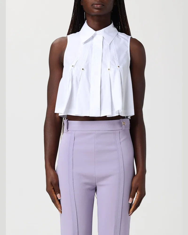 Elisabetta Franchi Hemdbluse damen Weiß