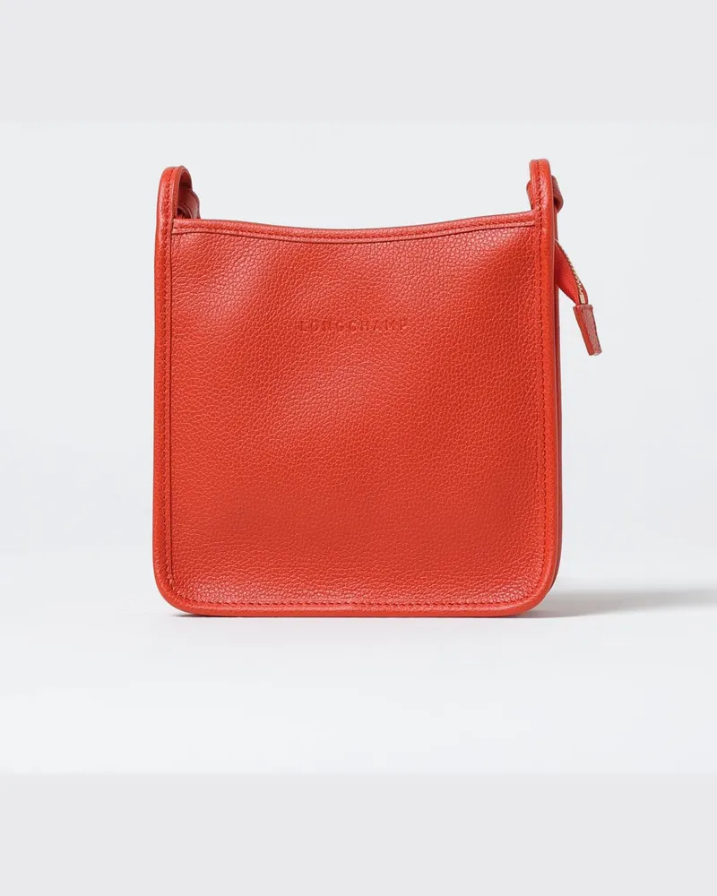Longchamp Schultertasche damen Orange