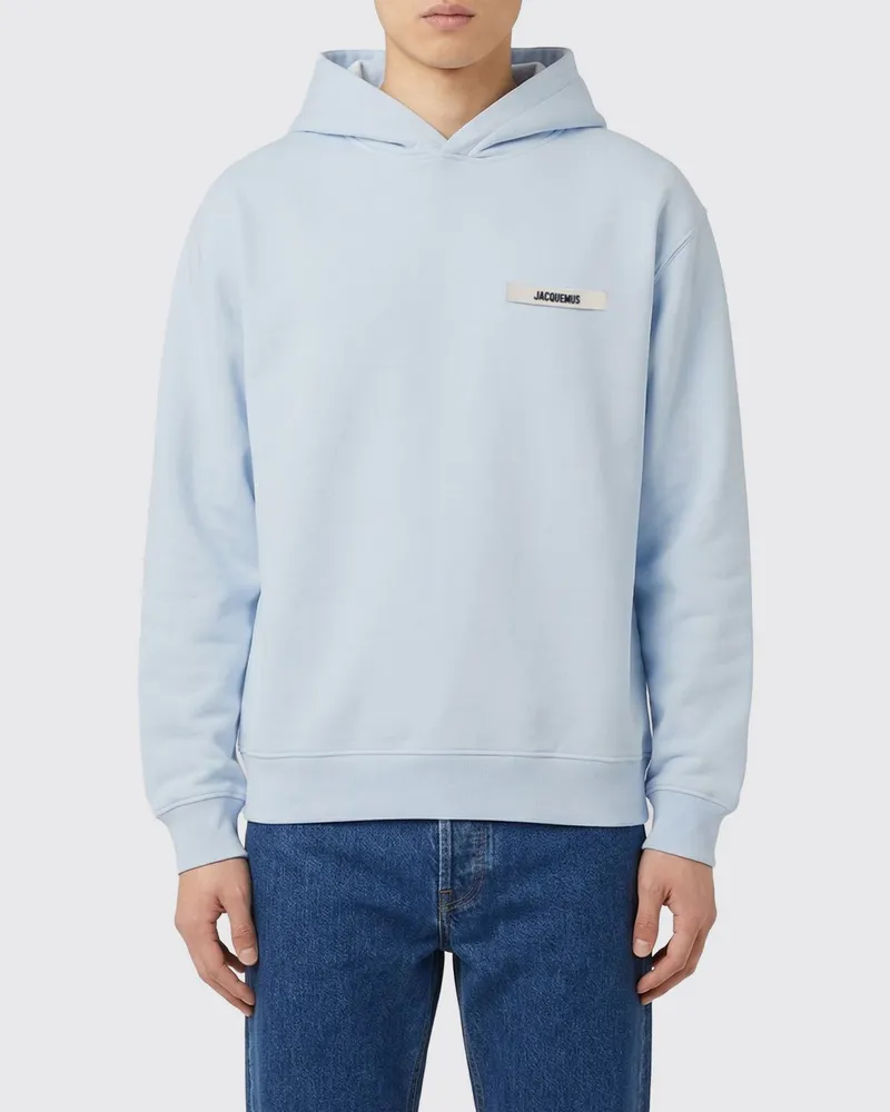 Jacquemus Sweatshirt herren Hellblau