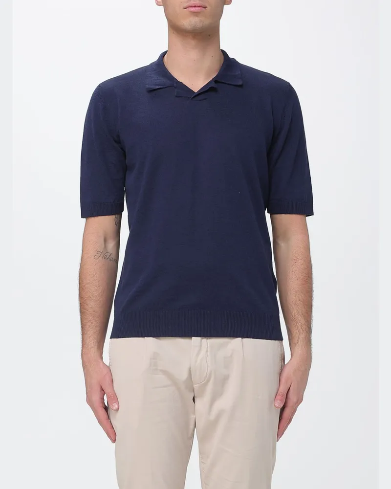 Eleventy Polo herren Blau