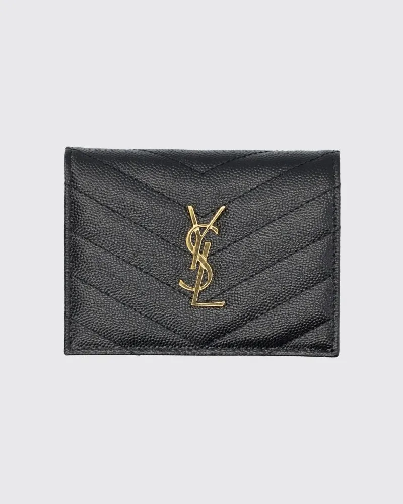 Saint Laurent Geldbörsen damen Schwarz