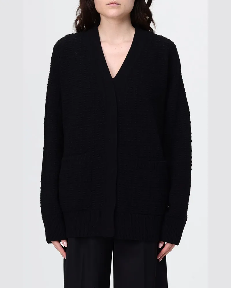 Fendi Cardigan aus Wollmischung Schwarz