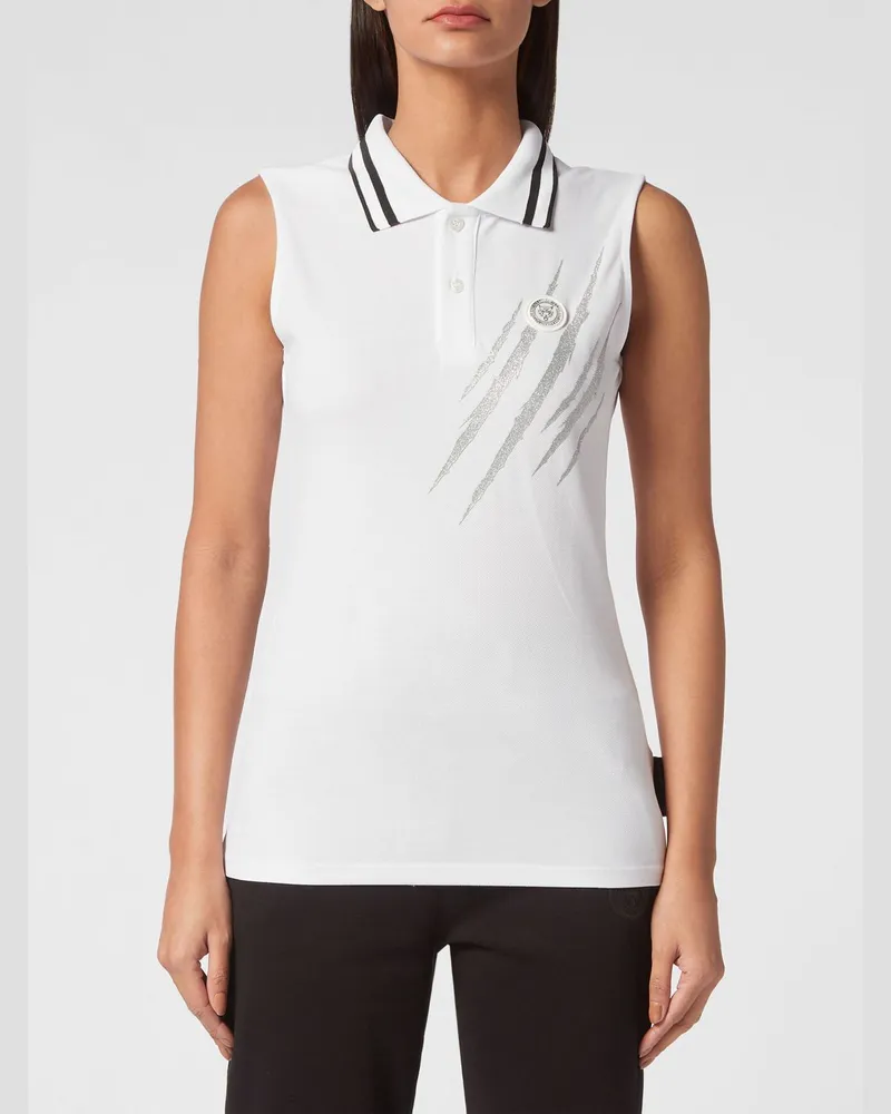 Philipp Plein Polo damen Weiß