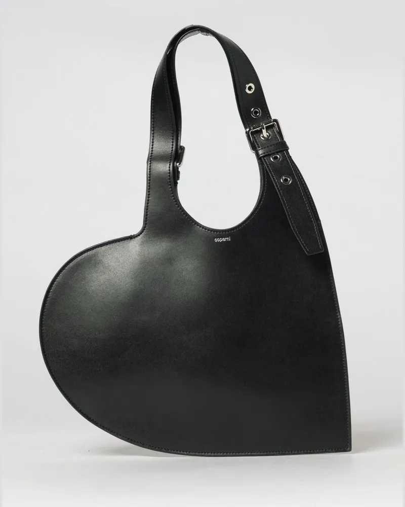 COPERNI Herz-Ledertasche Schwarz