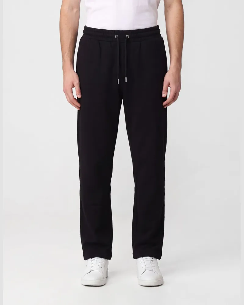 The North Face Jogginghose aus Baumwollmischung mit geradem Bein und Kontrast-Logo Schwarz