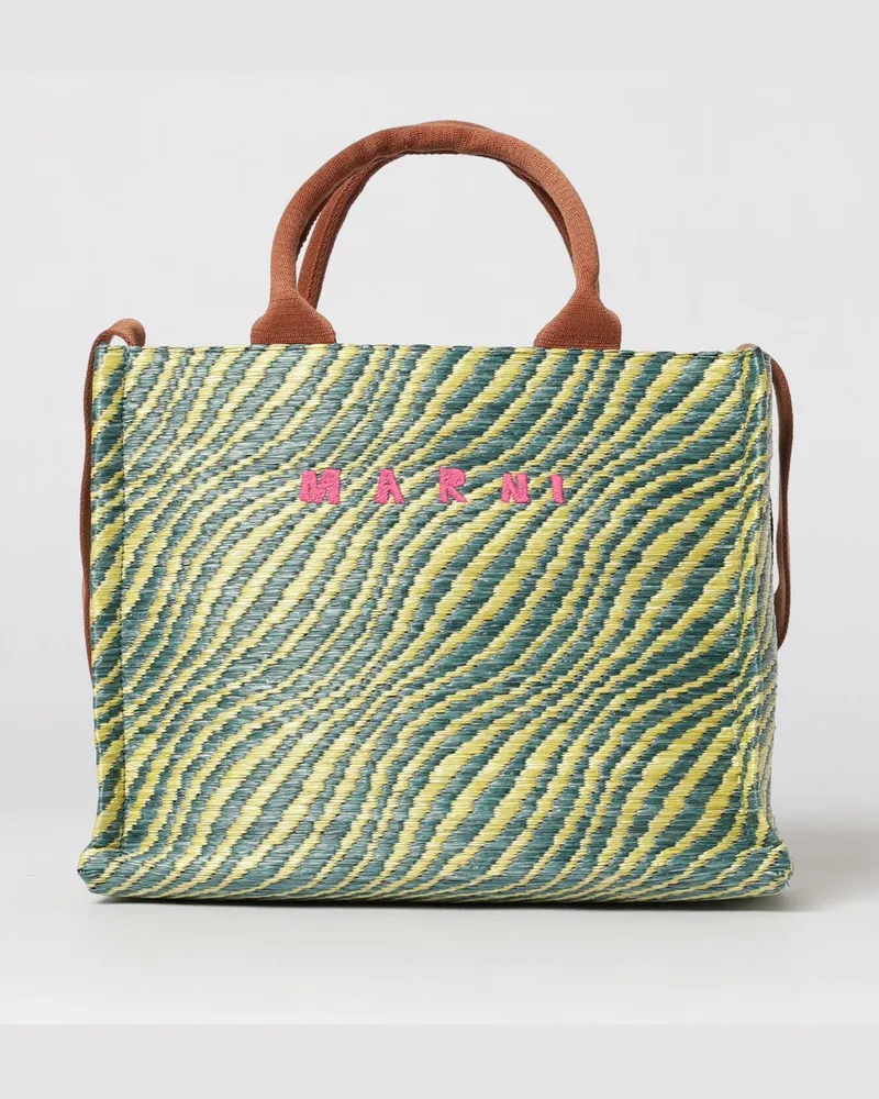 Marni Schultertasche damen Grün